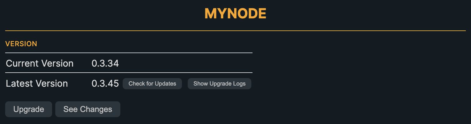 MyNode Product Key screen with a text field, a Save Product Key button, and a Choose Community Edition button